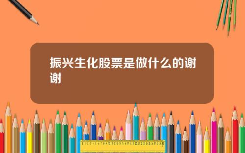 振兴生化股票是做什么的谢谢