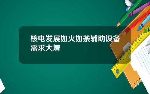 核电发展如火如荼辅助设备需求大增