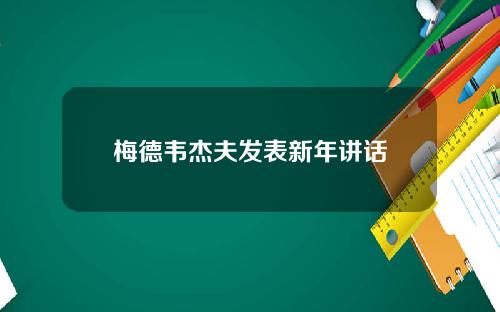 梅德韦杰夫发表新年讲话