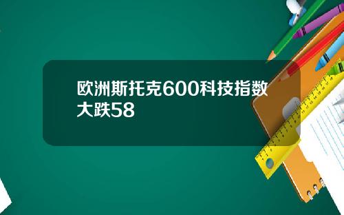 欧洲斯托克600科技指数大跌58