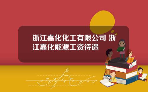 浙江嘉化化工有限公司 浙江嘉化能源工资待遇