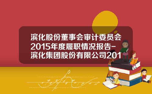 滨化股份董事会审计委员会2015年度履职情况报告-滨化集团股份有限公司2013年报