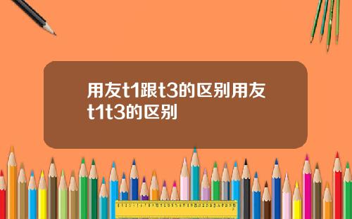用友t1跟t3的区别用友t1t3的区别