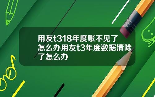 用友t318年度账不见了怎么办用友t3年度数据清除了怎么办