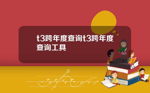 t3跨年度查询t3跨年度查询工具