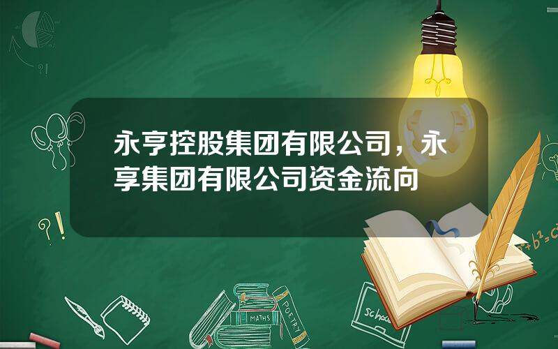 永亨控股集团有限公司，永享集团有限公司资金流向