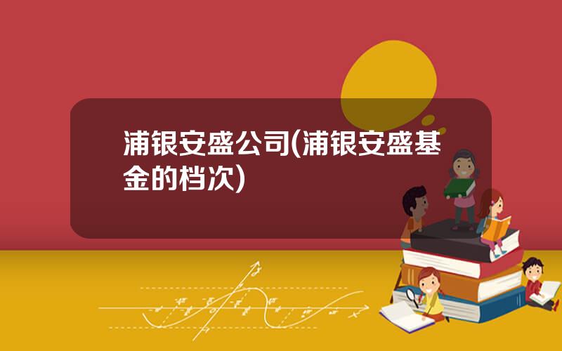 浦银安盛公司(浦银安盛基金的档次)