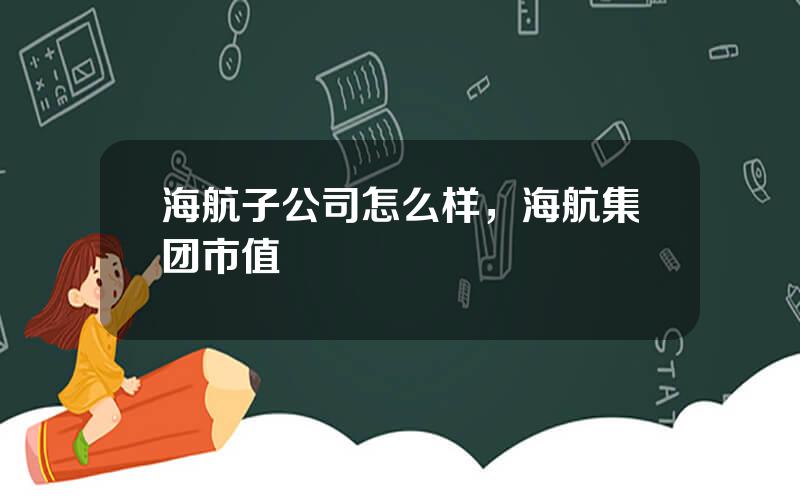 海航子公司怎么样，海航集团市值