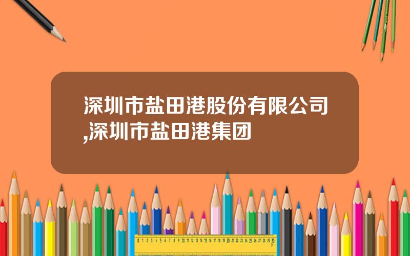 深圳市盐田港股份有限公司,深圳市盐田港集团